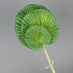 PU fan palm leaf R-GZWH6000 in pale green