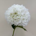 Real Touch Artificial White Hydrangea Stem 29.5" | Silk Flower Decor