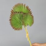 PU fan palm leaf R-GZWH6000 in light green