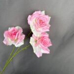 Silk Rose 3 Heads – A3000A artificial flower image