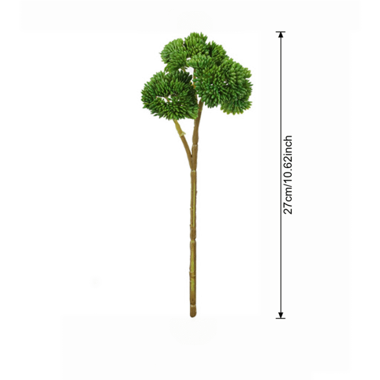 Artificial flower green foliage arrangement made from realistic silk flower material for decor
