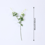 Realistic silk artificial greenery spray and bouquet, perfect for permanent home decor.