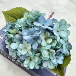 Silk Hydrangea - 36-TJYL4001 artificial flower in blue