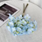 Silk Jasmine Bouquet - 75-YWMR5006 artificial flower in blue