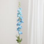 Silk Delphinium - 83-YWKX3008 (50 PCS) artificial flower in blue