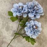 Silk Peony 3 Heads - 39-TJMY3003 artificial flower in blue