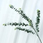 Real touch eucalyptus greenery for faux wedding flowers and bridal bouquets.