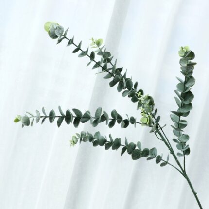 Real touch eucalyptus greenery for faux wedding flowers and bridal bouquets.