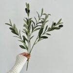 Silk olive branch 50-YWMR3005 in green