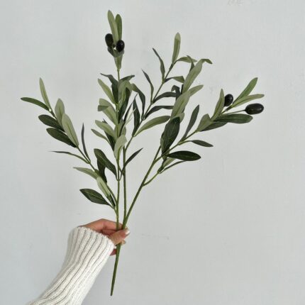 Silk olive branch 50-YWMR3005 in green