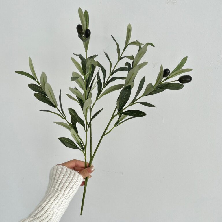 Silk olive branch 50-YWMR3005 in green