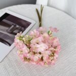 Silk Jasmine Bouquet - 75-YWMR5006 artificial flower in low pink