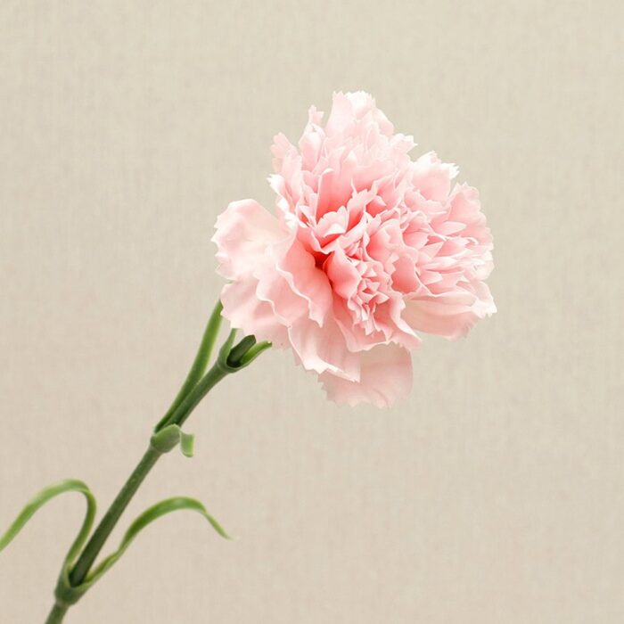 Pink artificial flower carnation, perfect faux wedding flowers for lasting decor arrangements.