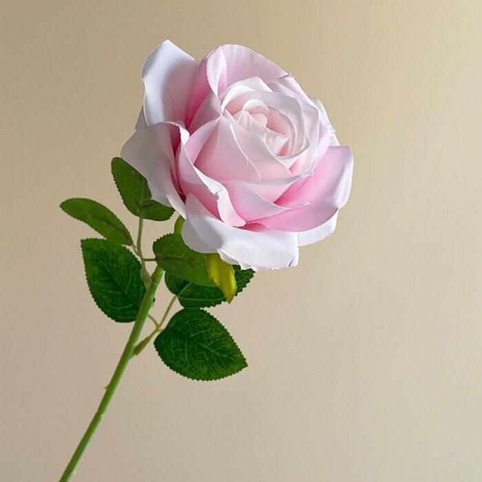 Pink silk rose, a beautiful artificial flower perfect for faux wedding flowers arrangements.