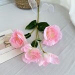 Silk Lisianthus 4 Heads - 46-YWMR2006 artificial flower in low pink