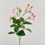 Silk Rose 12 Heads - 54-YWMR4002 artificial flower in pink