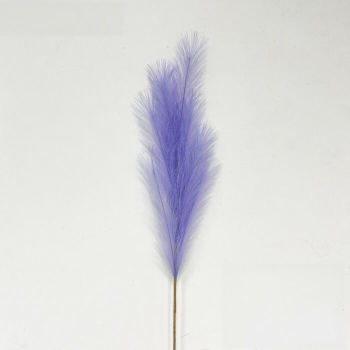 Fluffy purple feather plume, perfect for crafting faux wedding flowers and floral arrangements.