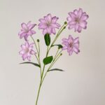 Beautiful faux wedding flowers featuring silk lilies, ideal for a real touch wedding decor look.