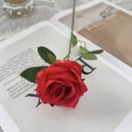 Silk Rose - 58-YWMR1000 artificial flower in red