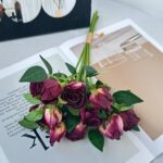Silk Rose 12 Heads - 70-YWMR9001 artificial flower in red
