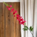Silk Delphinium - 79-TJHD3008 artificial flower in red