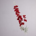 Silk Delphinium 2 Forks - 84-YWSY3000 artificial flower in red