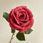 Realistic silk rose artificial flower, perfect for crafting elegant faux wedding flowers.