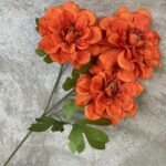 Silk Peony 3 Heads - 39-TJMY3003 artificial flower in red