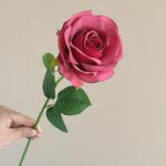 Realistic silk faux wedding flowers, perfect artificial flower replica for romantic decor.
