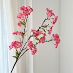 Silk Cherry Blossom - 45-YWMR6006 artificial flower in red