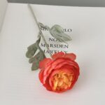 Silk ranunculus stem 48-YWMR1004 in red
