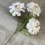 Silk Peony 3 Heads - 39-TJMY3003 artificial flower in white