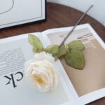 Silk Rose - 67-YWMR2002 artificial flower in white