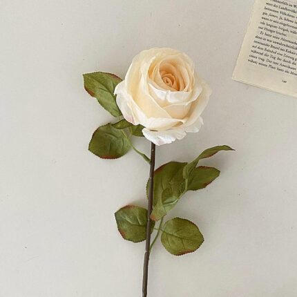 Silk Rose - 68-YWMR1007 artificial flower in white