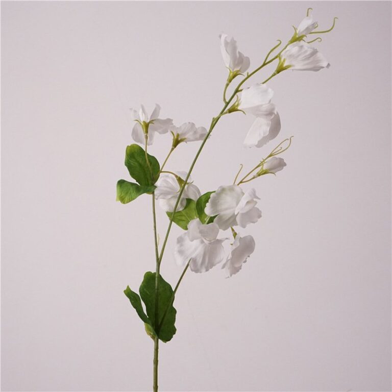 Real Touch Sweet Pea - 40-YWLX8009 artificial flower in white