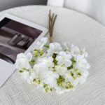 Silk Jasmine Bouquet - 75-YWMR5006 artificial flower in white