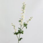 Silk Delphinium - 82-YWJM7009 artificial flower in white