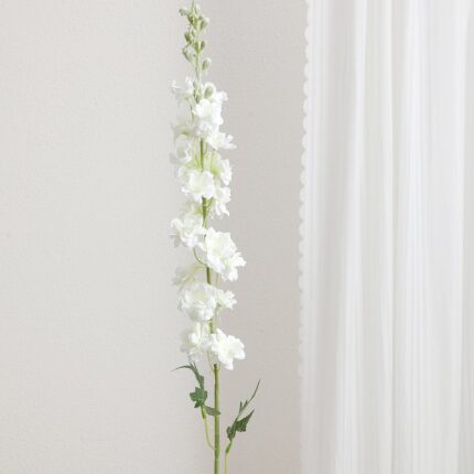 Silk Delphinium - 83-YWKX3008 (50 PCS) artificial flower in white