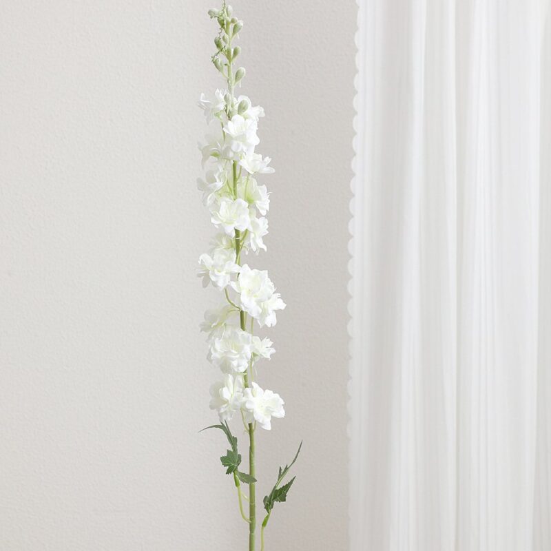 Silk Delphinium - 83-YWKX3008 (50 PCS) artificial flower in white