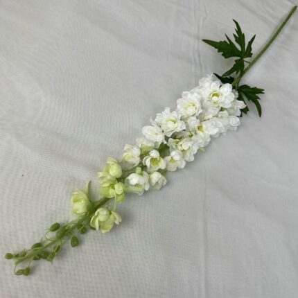 Silk Delphinium - 41-TJMY6009 artificial flower in white