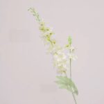Silk Delphinium 2 Forks - 84-YWSY3000 artificial flower in white