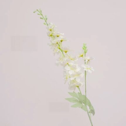Silk Delphinium 2 Forks - 84-YWSY3000 artificial flower in white