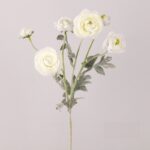 Bundle of white faux lotus flowers, perfect for wedding decor and floral arrangements.