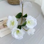 Silk Lisianthus 4 Heads - 46-YWMR2006 artificial flower in white