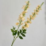 Silk Delphinium 2 Forks - 74-YWMR3003 artificial flower in yellow
