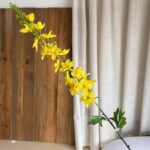 Silk Delphinium - 79-TJHD3008 artificial flower in yellow