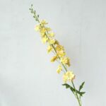 Silk Delphinium - 80-YWMR3008 artificial flower in yellow