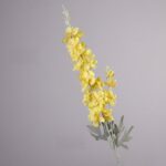 Silk Delphinium 2 Forks - 84-YWSY3000 artificial flower in yellow