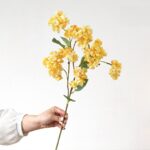 Silk Cherry Blossom - 44-TJBLD6009 artificial flower in yellow