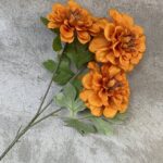 Silk Peony 3 Heads - 39-TJMY3003 artificial flower in orange
